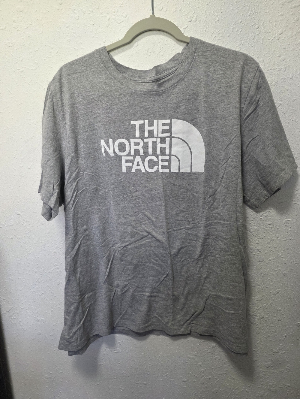The North Face Womens Gray Graphic Logo Tee